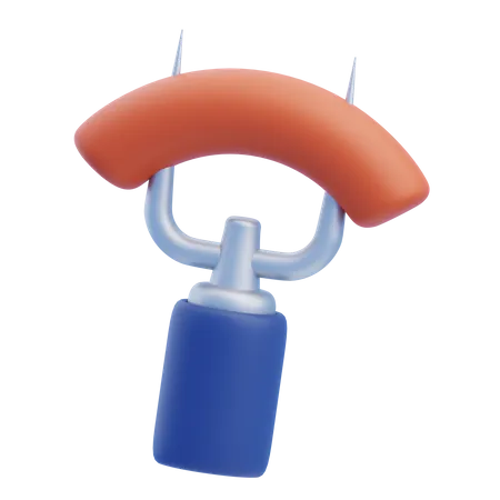 Sausage  3D Icon