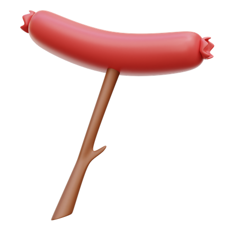 Sausage  3D Icon