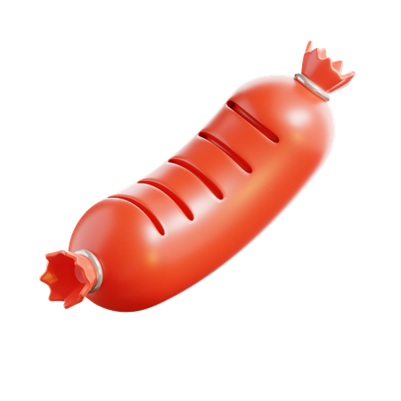 Sausage  3D Icon