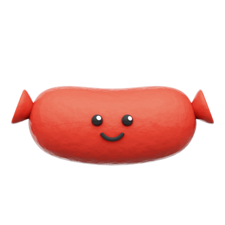 Sausage  3D Icon