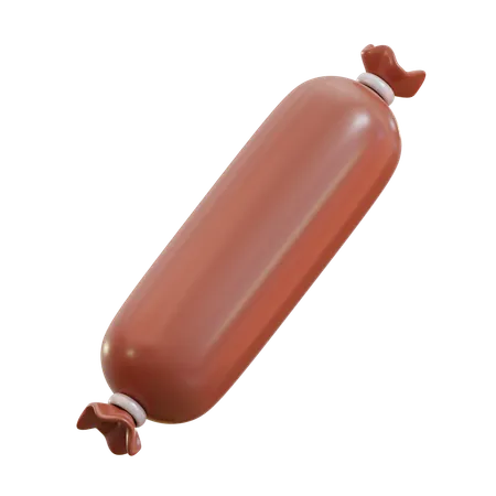 Sausage  3D Icon