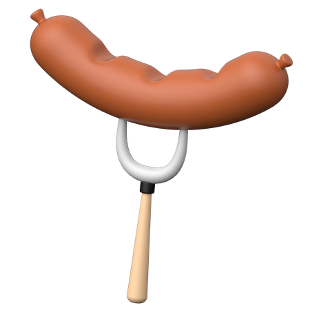 Sausage  3D Icon