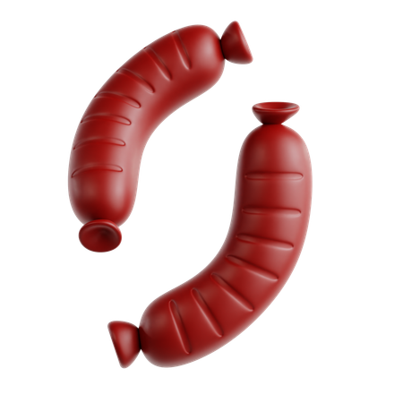 Sausage  3D Icon