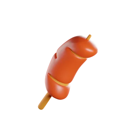 Sausage  3D Icon