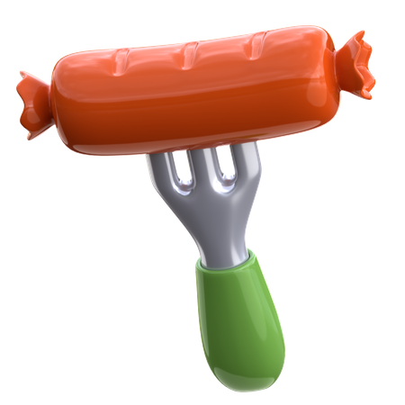 Sausage  3D Icon