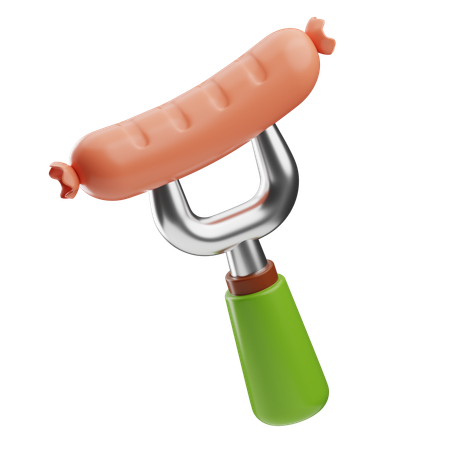 Sausage  3D Icon