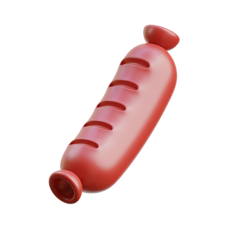 Sausage  3D Icon