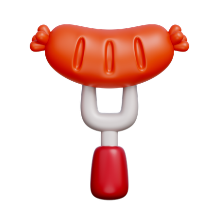 Sausage  3D Icon