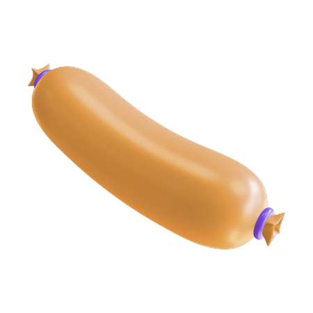 Sausage  3D Icon