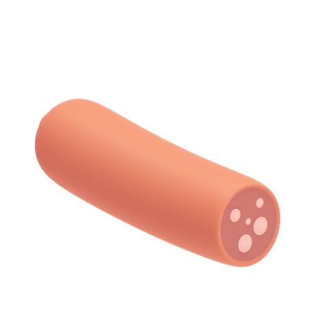 Sausage  3D Icon