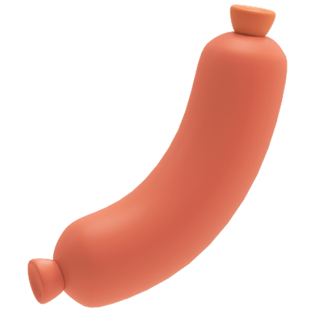 Sausage  3D Icon