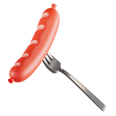 Sausage  3D Icon
