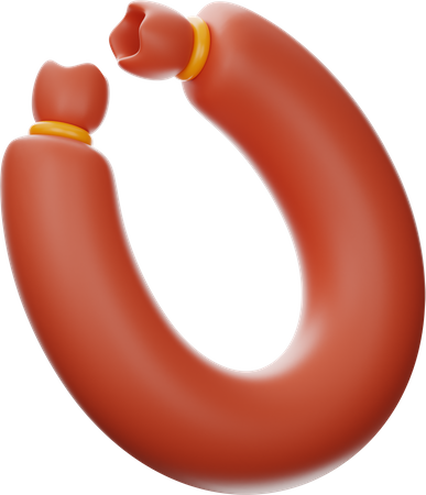 Sausage  3D Icon