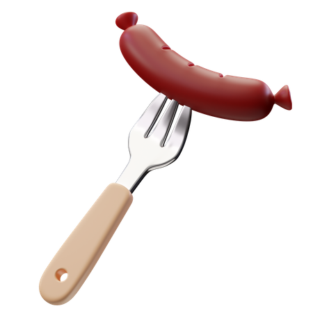 Sausage  3D Icon