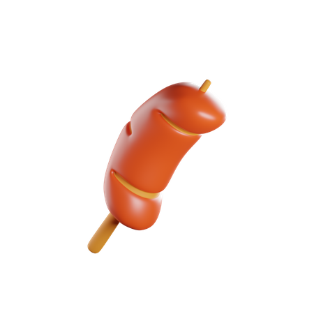 Sausage  3D Icon