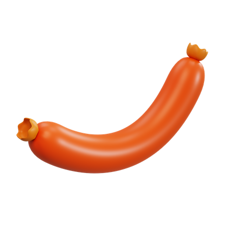 Sausage  3D Icon