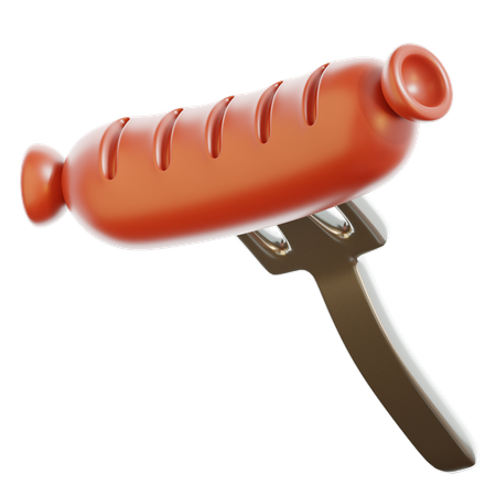 Sausage  3D Icon