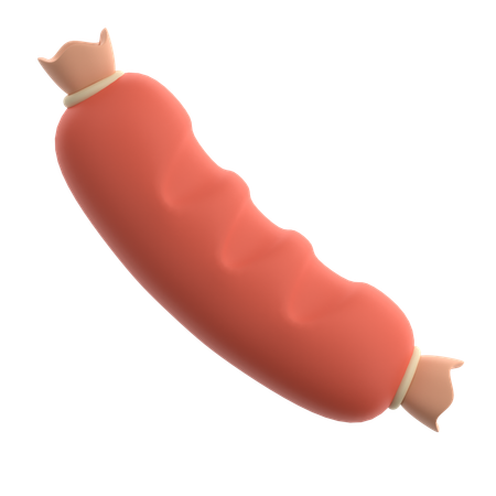 Sausage  3D Icon