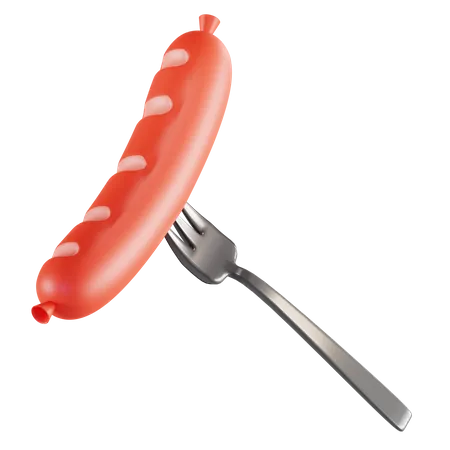 Sausage  3D Illustration