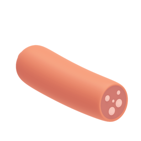 Sausage  3D Illustration