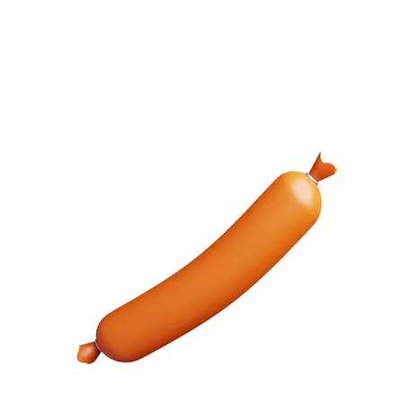3 D Illustration Of Food Sausage 3D Illustration