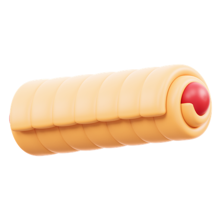 Sausage Buns  3D Icon