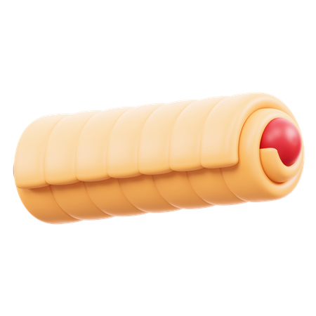 Sausage Buns  3D Icon