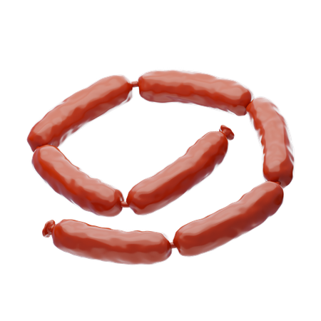 Sausage Links  3D Icon