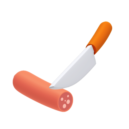 Sausage sausage  3D Icon