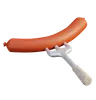 Sausage With Fork