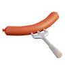 Sausage With Fork