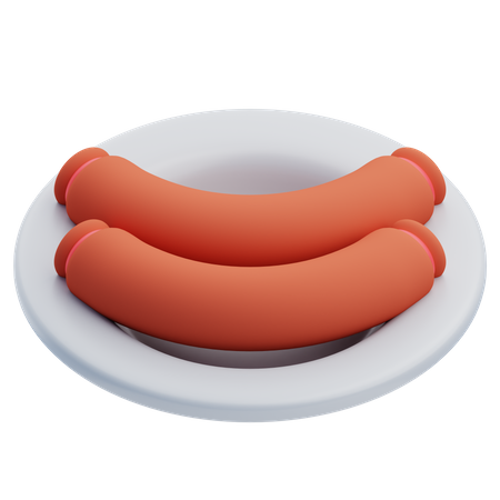 Sausages  3D Icon