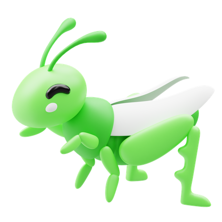 Sauterelle  3D Icon