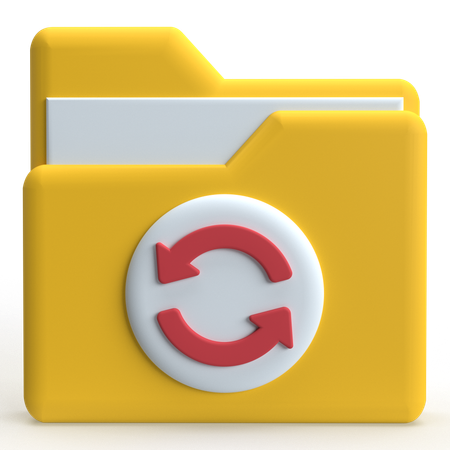 Sauvegarde de dossier  3D Icon