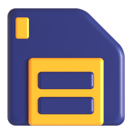 Sauvegarder  3D Icon