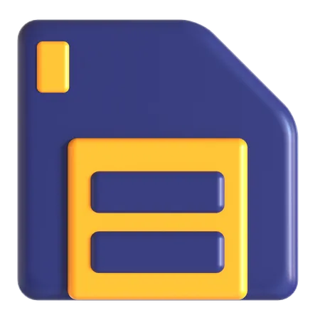 Sauvegarder  3D Icon