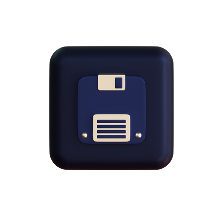 Sauvegarder  3D Icon