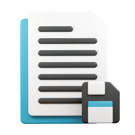 Enregistrer le document  3D Icon