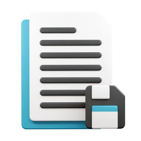 Enregistrer le document  3D Icon