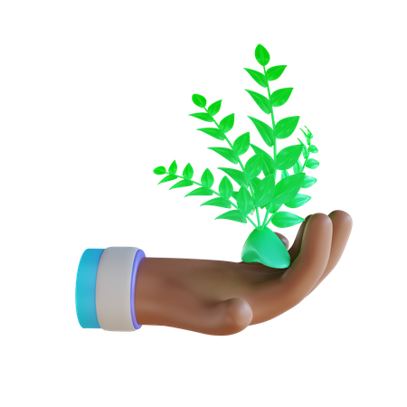 Sauver l'écologie  3D Illustration