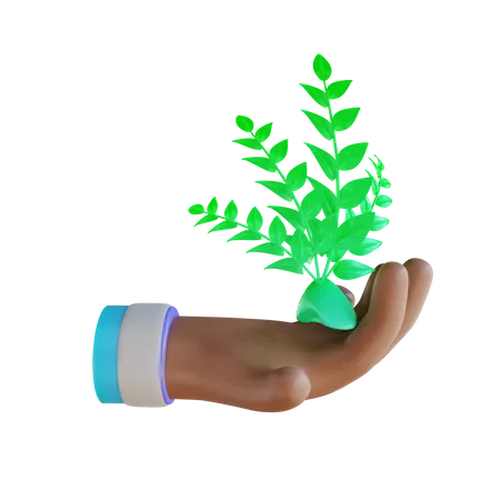 Sauver l'écologie  3D Illustration