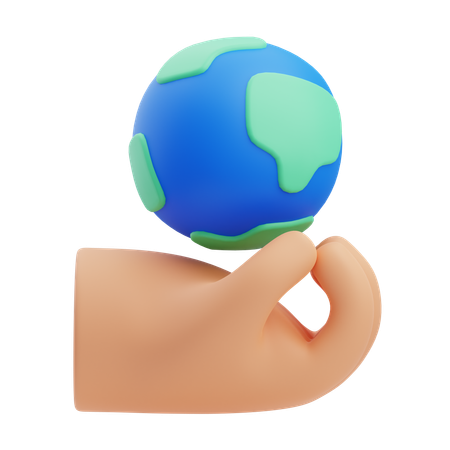 Sauver la Terre  3D Icon