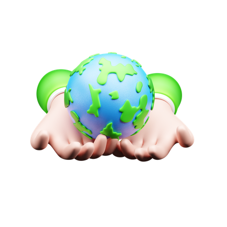 Sauver la Terre  3D Icon