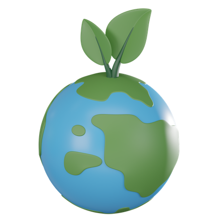 Sauver la Terre  3D Icon