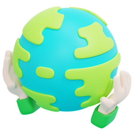 Sauver la Terre  3D Icon