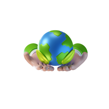 Sauver la Terre  3D Icon