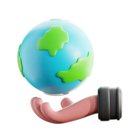 Sauver la Terre  3D Icon