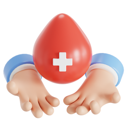 Sauver le sang  3D Icon