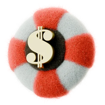 Sauvetage financier  3D Icon