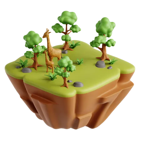 Savanna  3D Icon